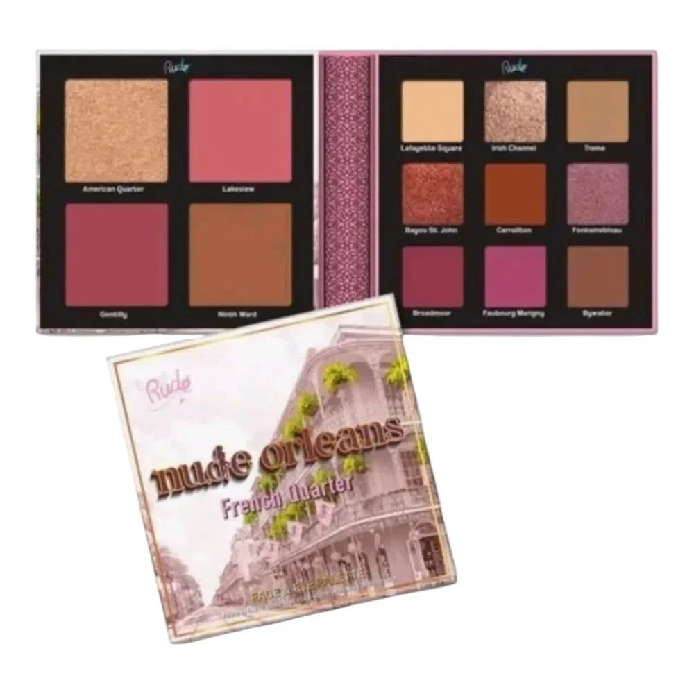 RUDE NUDE ORLEANS French Quarter Face & Eye Palette